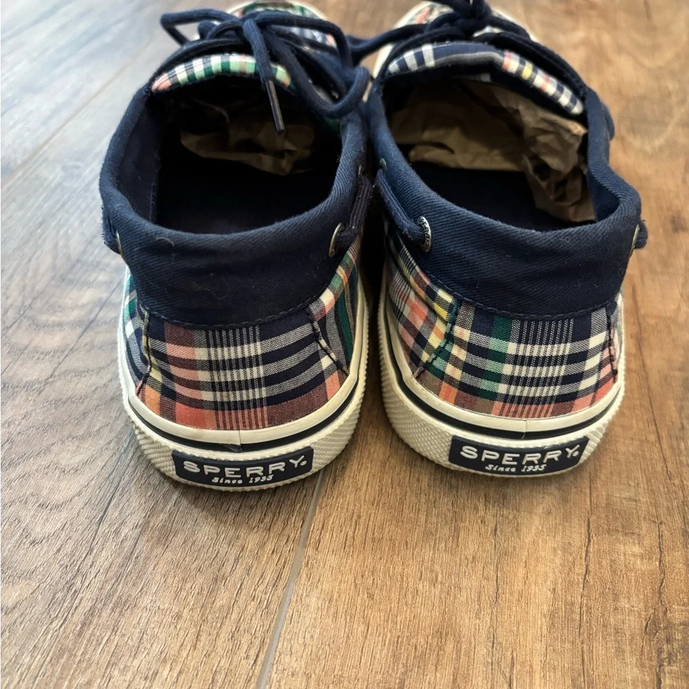 Sperry Men’s Plaid‎ Top-Sider Size 10 Boat Shoe with Lace Tie